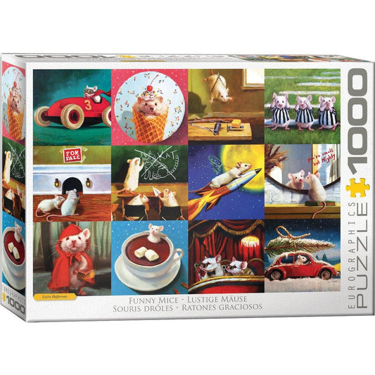 Funny Mice 1000 Piece Jigsaw Puzzle Eurographics