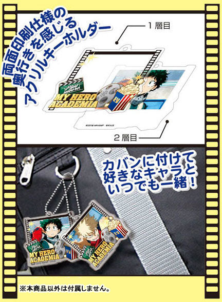 MY HERO ACADEMIA TWO HEROES ACRYLIC TRADING KEYCHAIN Anime Pop