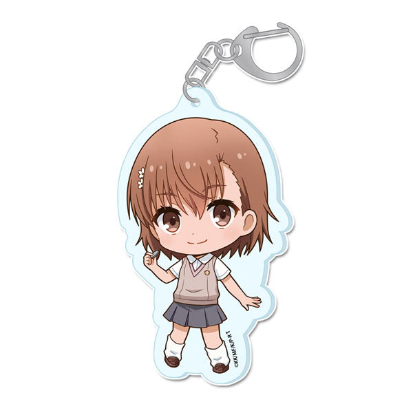 A CERTAIN SCIENTIFIC RAILGUN T - MISAKA MIKOTO PUCHICHOKO ACRYLIC KEYCHAIN Anime Pop