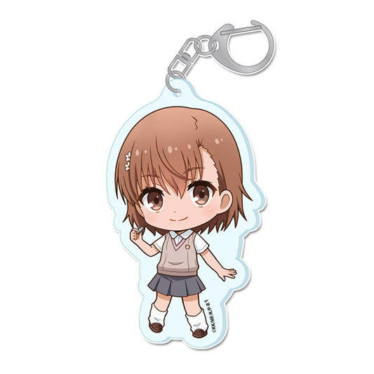 A CERTAIN SCIENTIFIC RAILGUN T - MISAKA MIKOTO PUCHICHOKO ACRYLIC KEYCHAIN Anime Pop