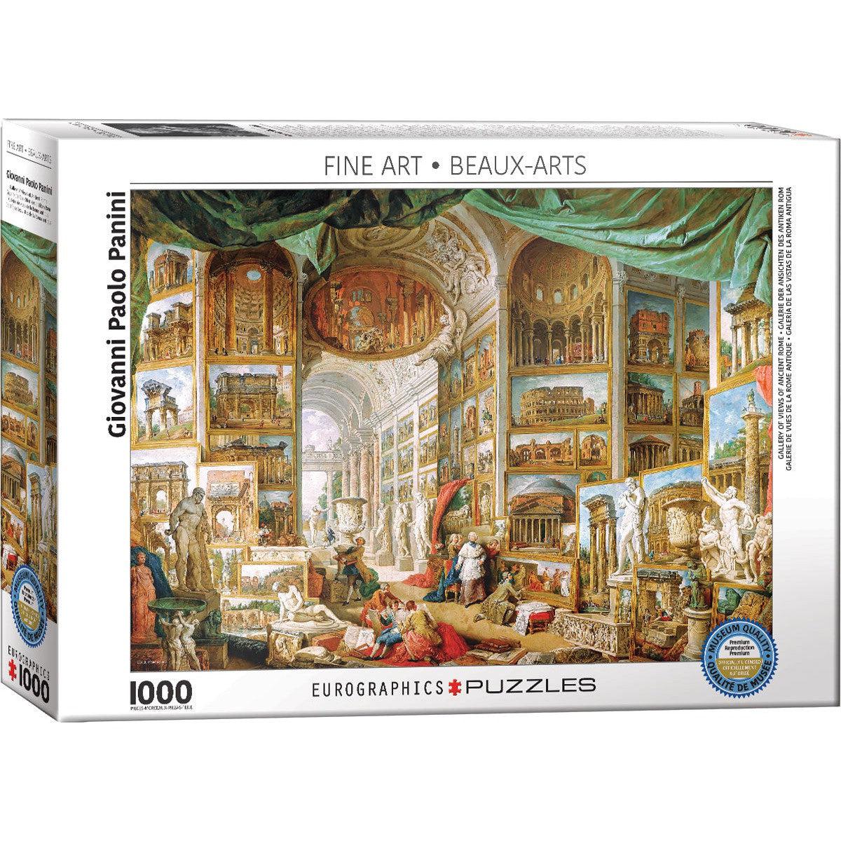 Gallery of Views of Ancient Rome 1000 Piece Jigsaw Puzzle Eurographics Puzzle Merchant