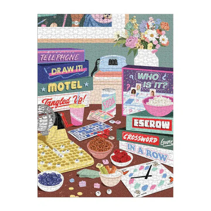 Game Night 1000 Piece Jigsaw Puzzle Galison