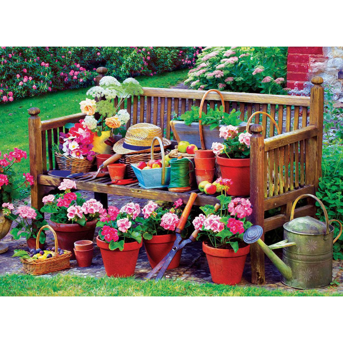 Garden Bench 1000 Piece Jigsaw Puzzle Eurographics