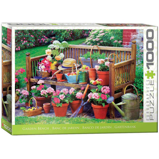 Garden Bench 1000 Piece Jigsaw Puzzle Eurographics