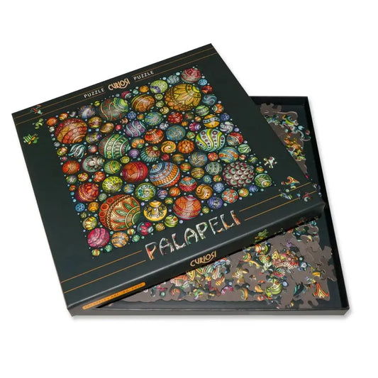 Globular 248 Piece Jigsaw Puzzle with Display Frame Curiosi