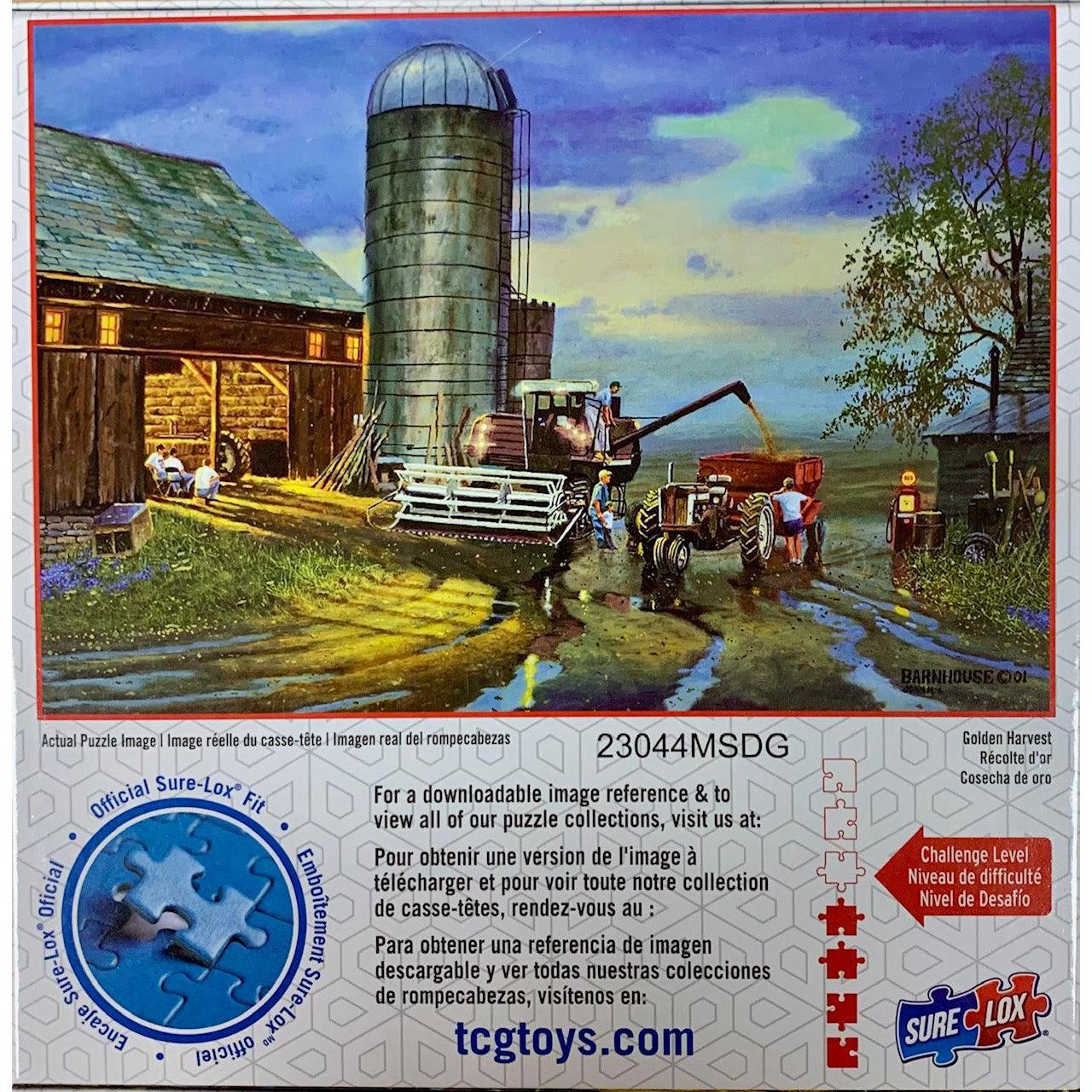 Golden Harvest Puzzler's Choice 500 Piece Jigsaw Puzzle Sure Lox