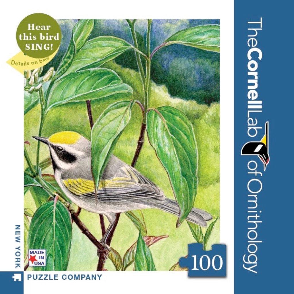 Golden-winged Warbler 100 Piece Mini Jigsaw Puzzle NYPC Puzzle Merchant