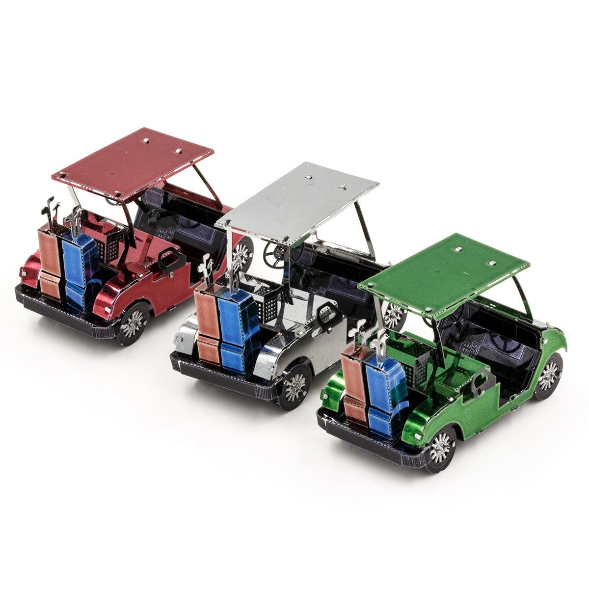 Golf Cart Set 3D Steel Model Kit Metal Earth