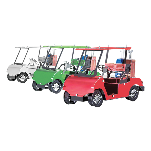 Golf Cart Set 3D Steel Model Kit Metal Earth