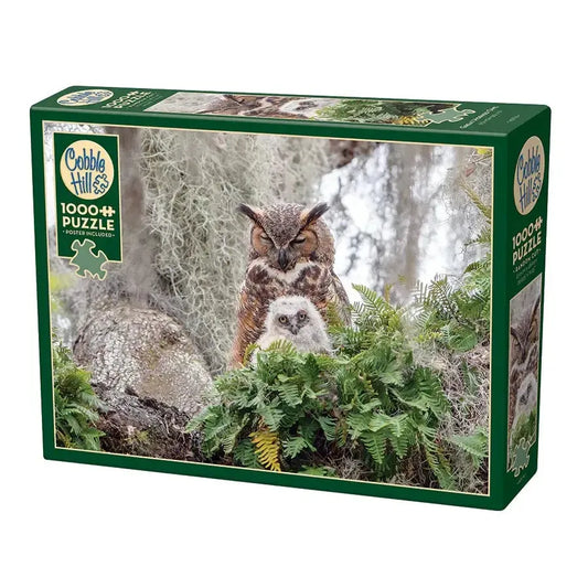 Great Horned Owl 1000 Piece Jigsaw Puzzle Cobble Hill