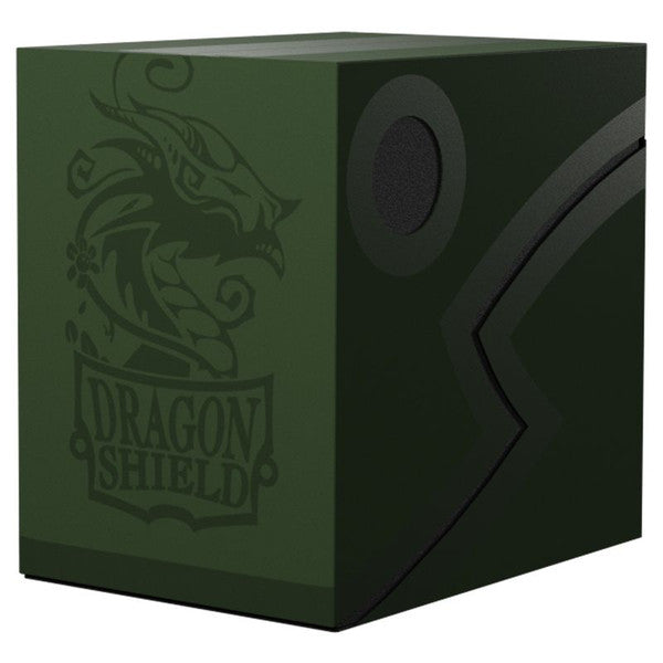 Deck Box: Dragon Shield: Double Shell: Forest Green/Black Moliner Games