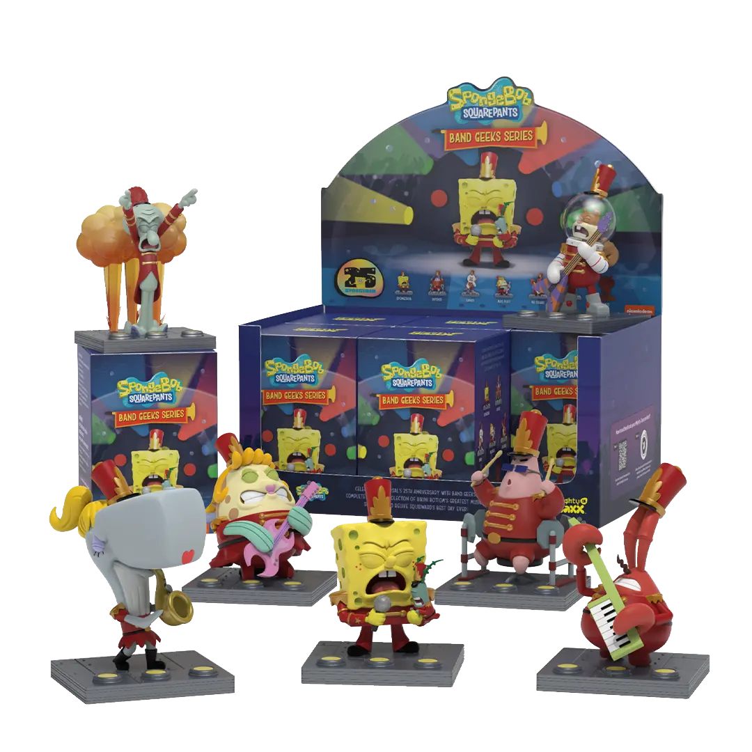 SpongeBob SquarePants: Band Geeks Series Blind Box (1 Blind Box) Super Anime Store