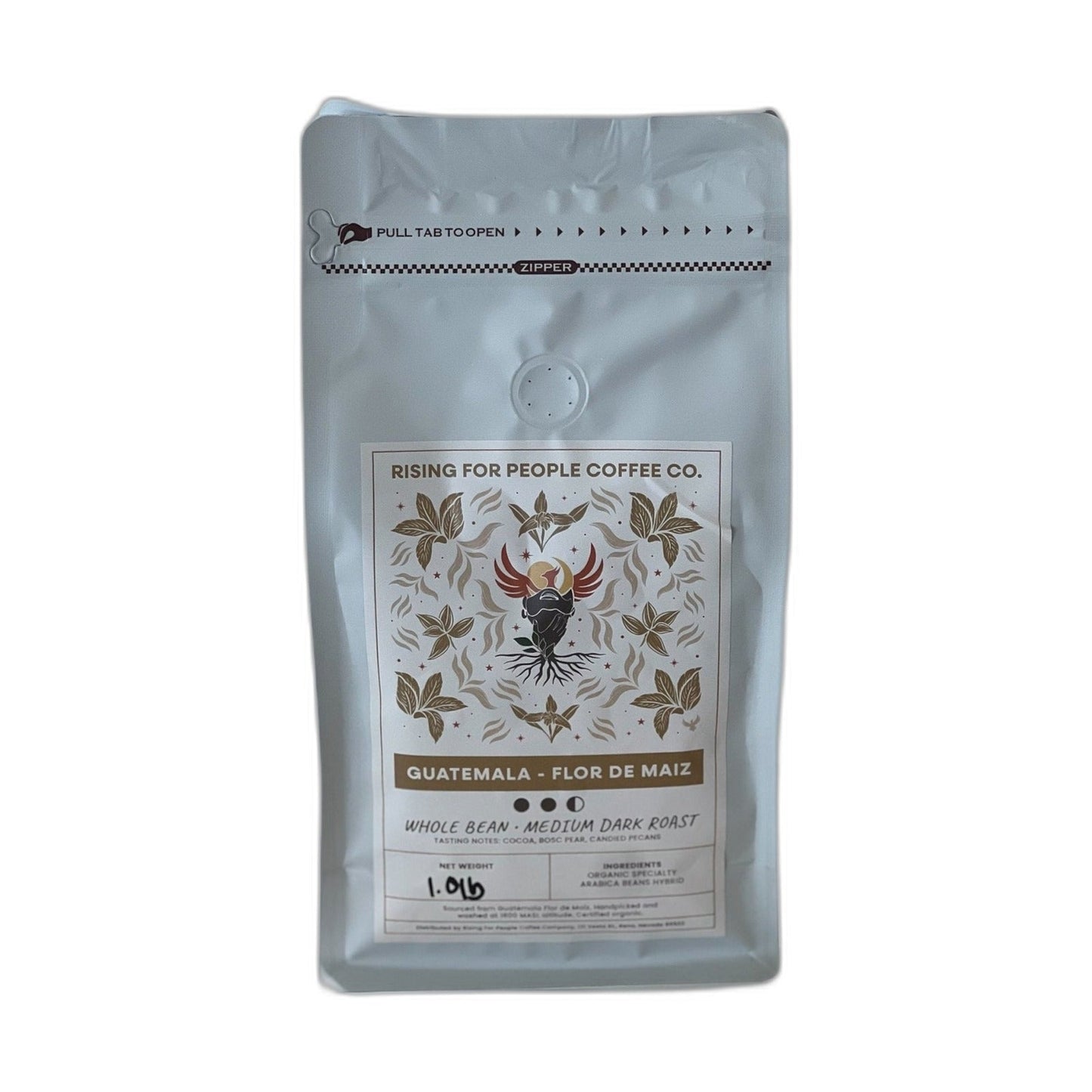 Guatemala Medium Dark Roast Coffee Beans | Rising For People — Medium-Dark Roast Whole Bean Coffee