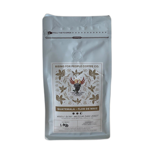 Guatemala Medium Dark Roast Coffee Beans | Rising For People — Medium-Dark Roast Whole Bean Coffee