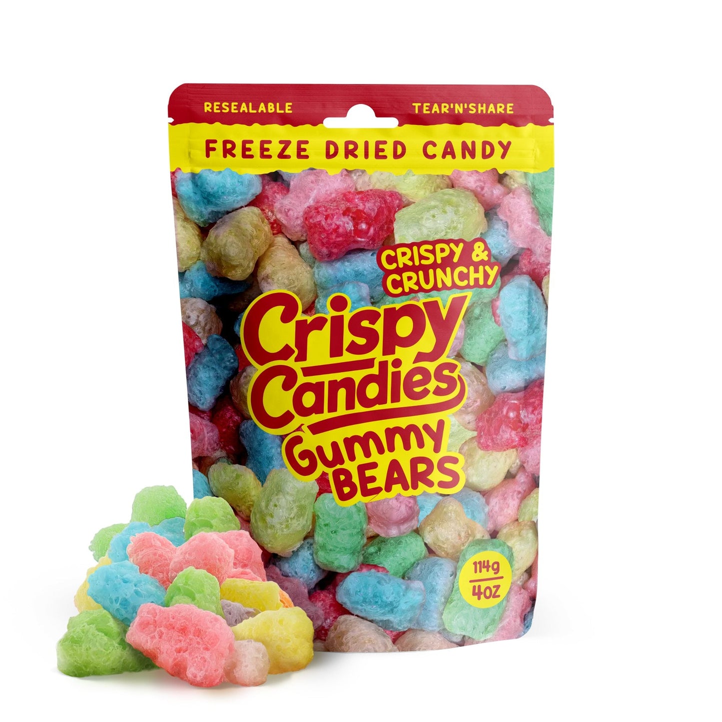 Crispy Candies - Gummy Bears Freeze Dried Candy 114g Super Anime Store