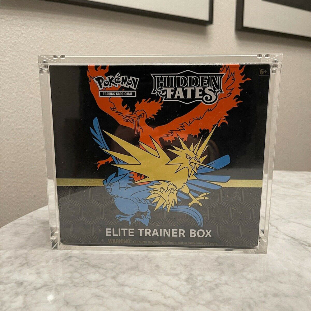Premium Pokémon Elite Trainer Box Protective Display Acrylic Case Version 2 Spoils and Loot