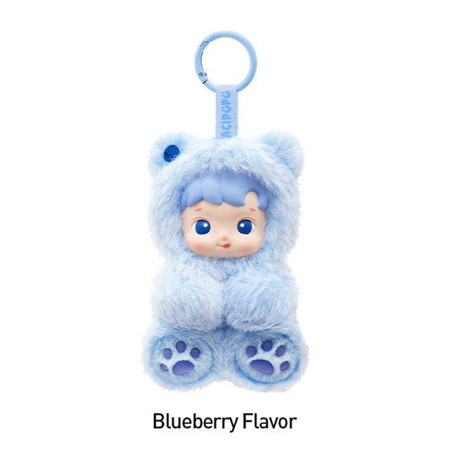 Hacipupu Gummy Bear Series - Vinyl Plush Pendant Blueberry Labubu Loot