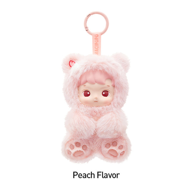 Hacipupu Gummy Bear Series - Vinyl Plush Pendant Peach Labubu Loot