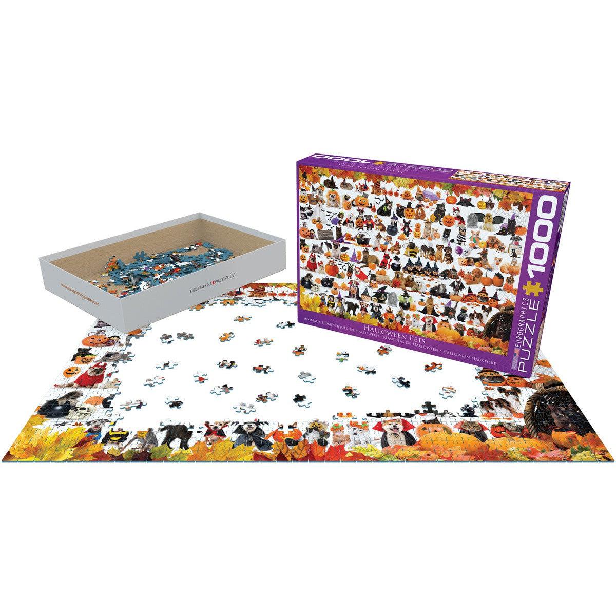 Halloween Pets 1000 Piece Jigsaw Puzzle Eurographics