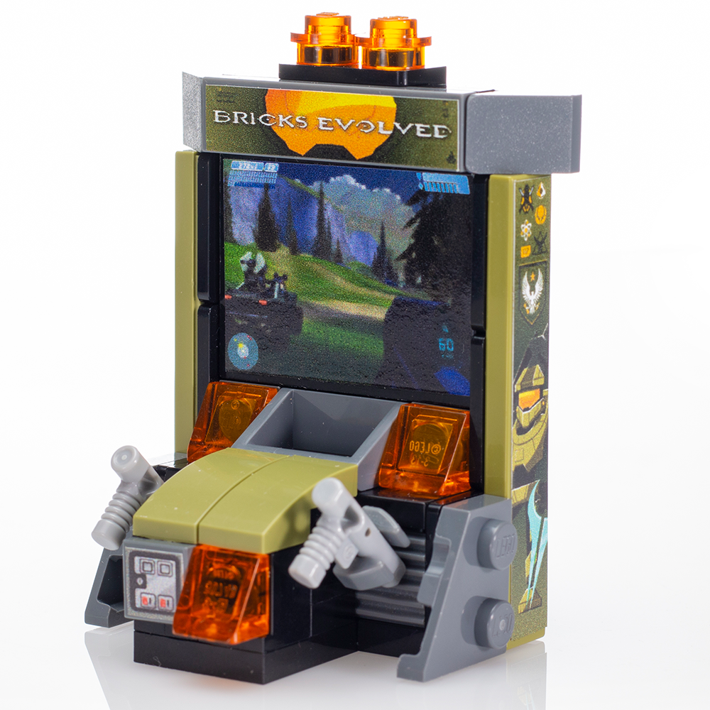 Custom Bricks Evolved Shooter Arcade Game made using LEGO parts B3 Customs