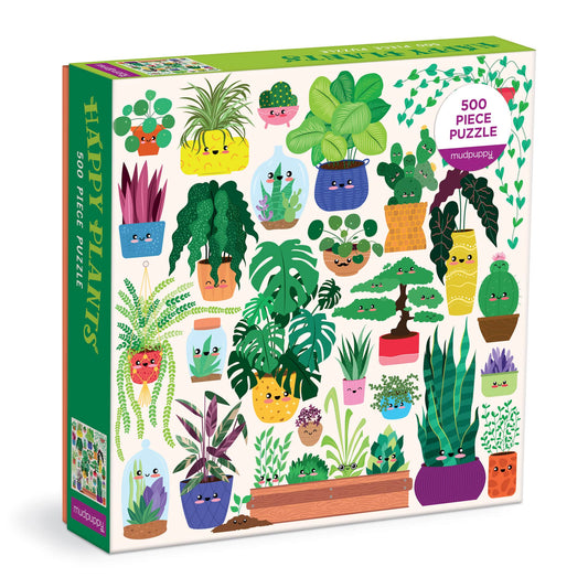 Happy Plants 500 Piece Jigsaw Puzzle Mudpuppy Puzzle Merchant