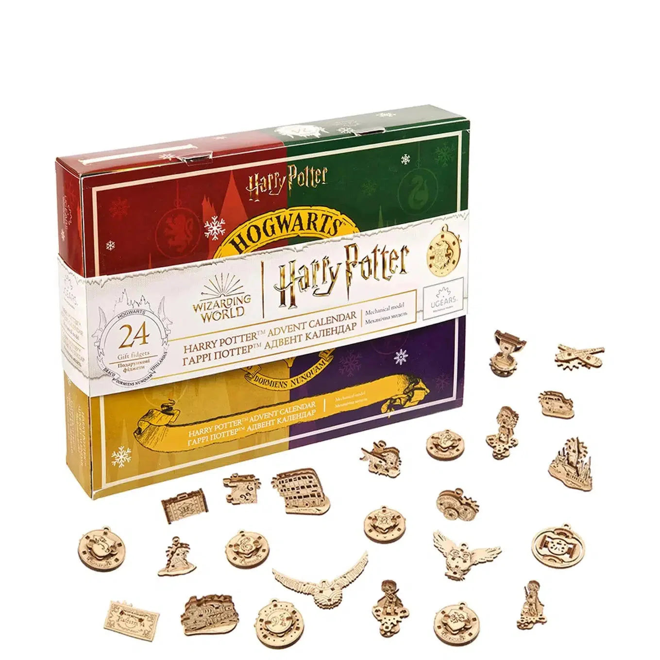 Harry Potter™ Advent Calendar Wood Model Kit UGEARS Puzzle Merchant