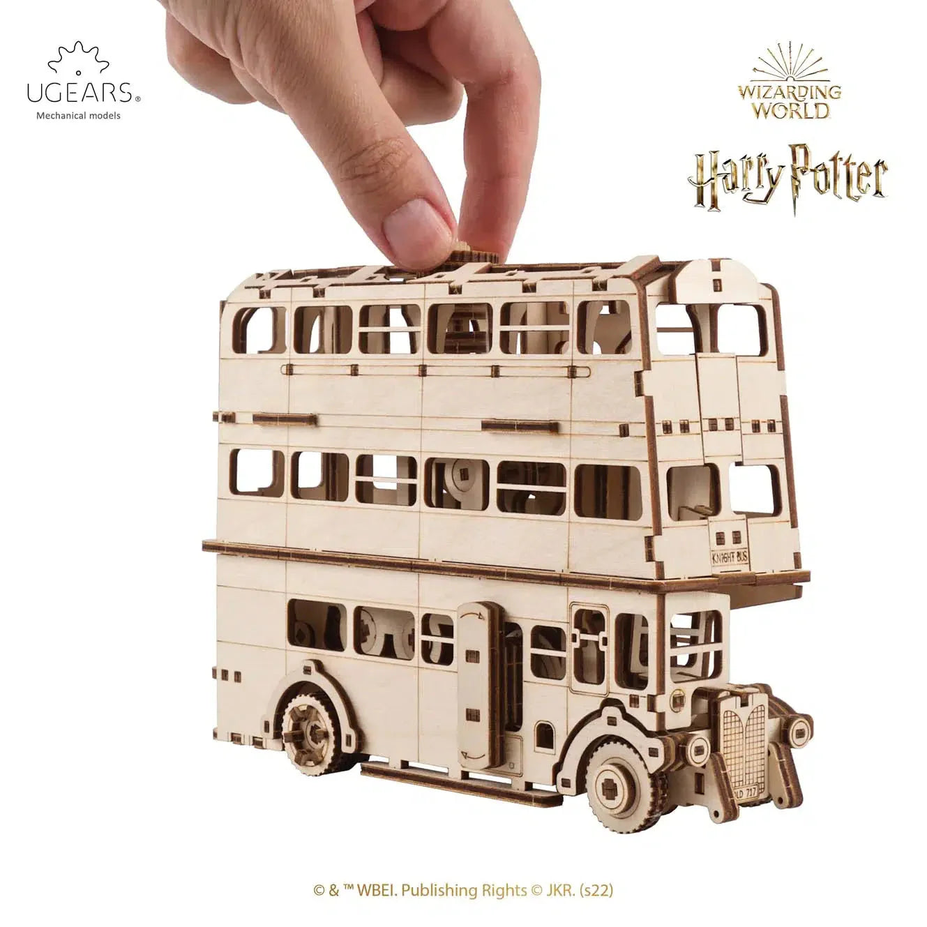 Harry Potter™ Knight Bus™ 3D Wood Model Kit UGEARS Puzzle Merchant