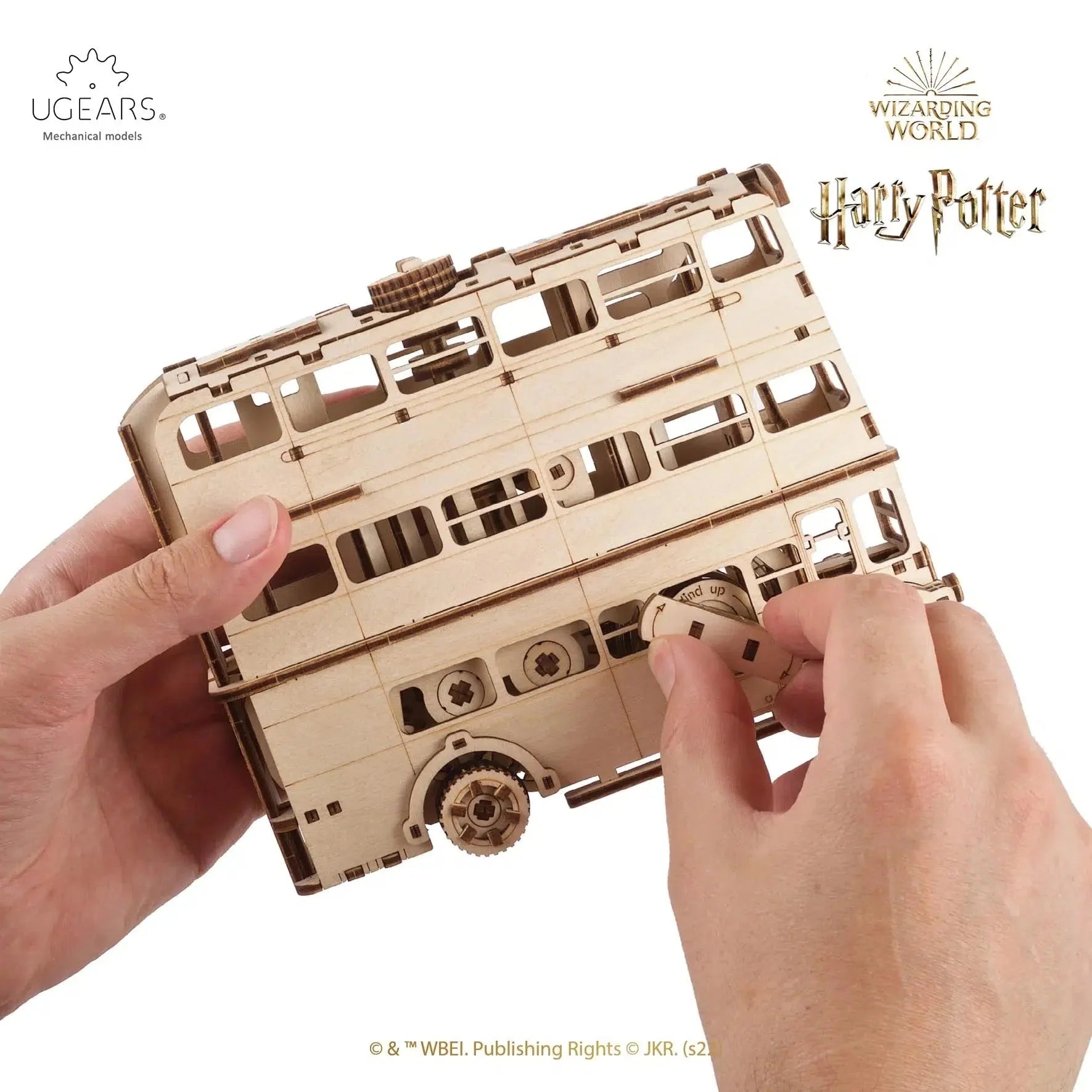 Harry Potter™ Knight Bus™ 3D Wood Model Kit UGEARS Puzzle Merchant