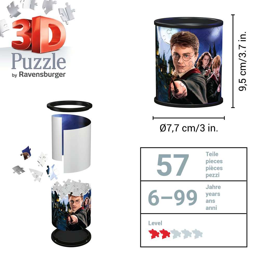 Harry Potter Pencil Cup 57 Piece 3D Jigsaw Puzzle Ravensburger