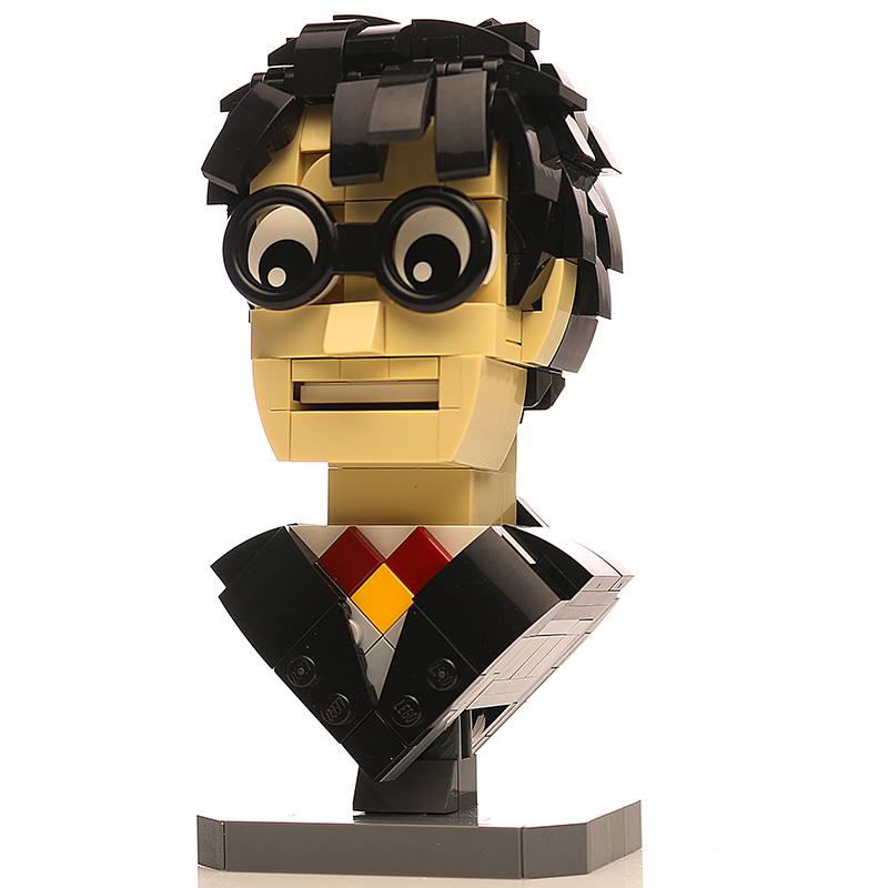 Harry Potter Bust MOC made using LEGO parts B3 Customs