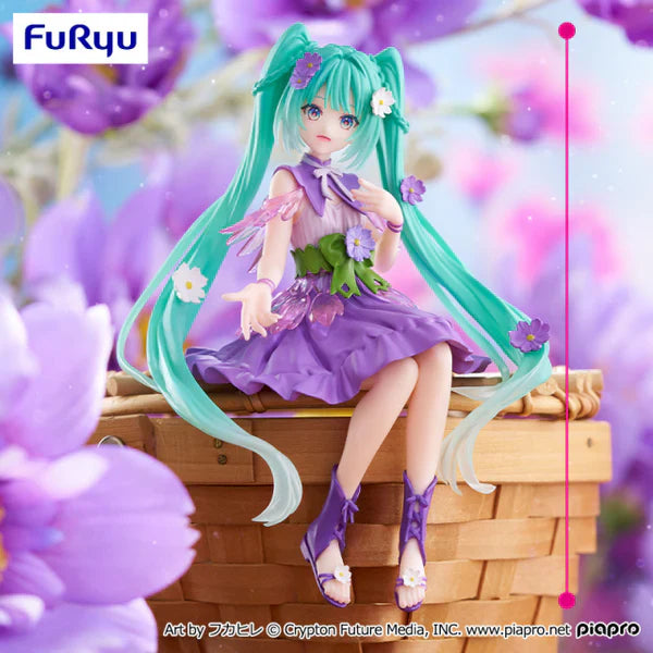 HATSUNE MIKU - FLOWER FAIRY PURPLE COSMOS NOODLE STOPPER FIGURE Anime Pop
