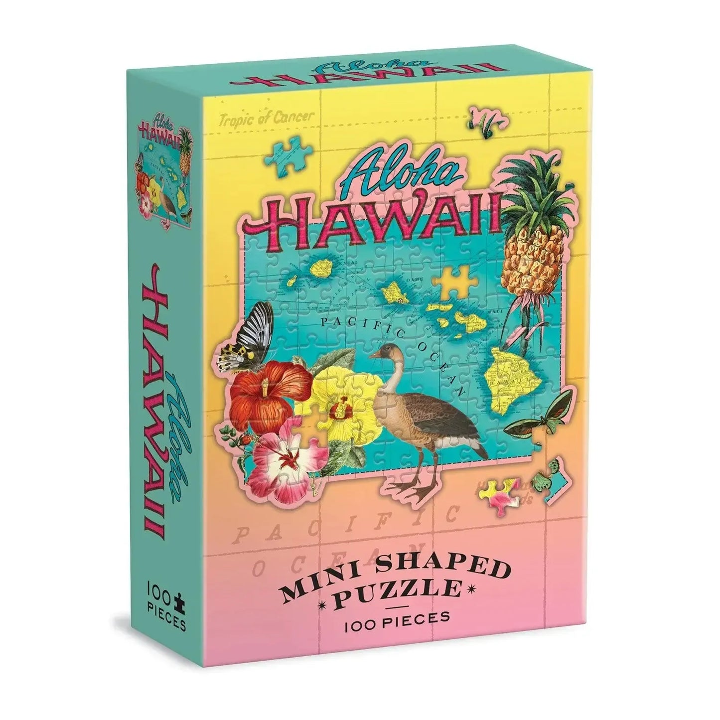 Hawaii 100 Piece Mini Shaped Jigsaw Puzzle Galison
