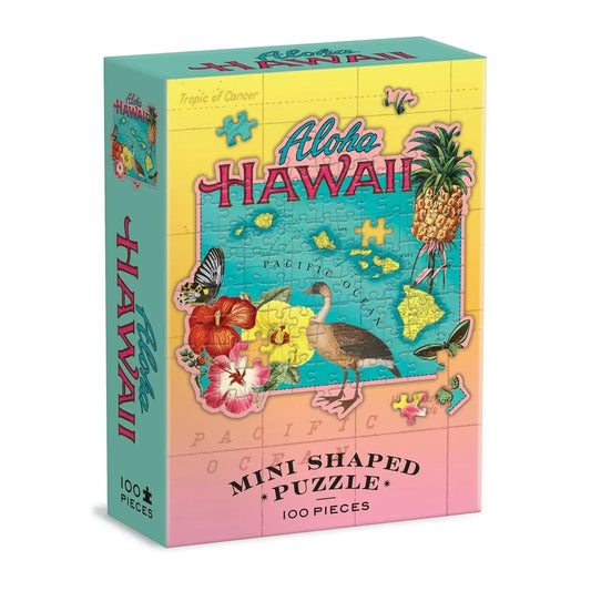 Hawaii 100 Piece Mini Shaped Jigsaw Puzzle Galison