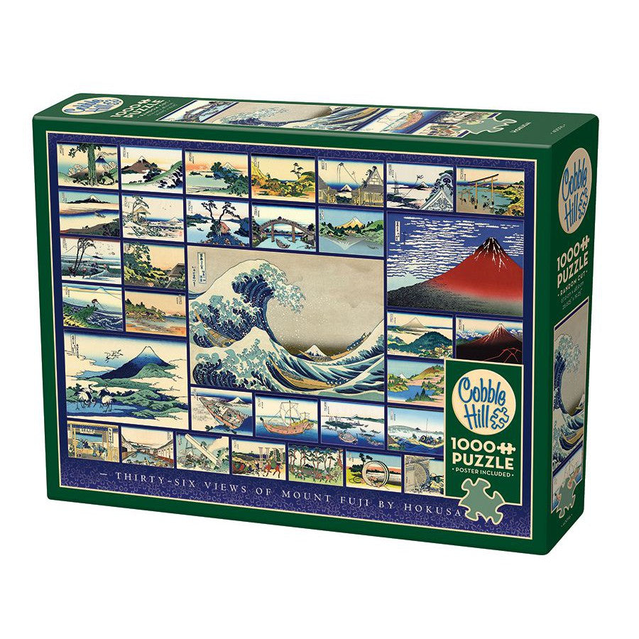 Hokusai 1000 Piece Jigsaw Puzzle Cobble Hill Puzzle Merchant