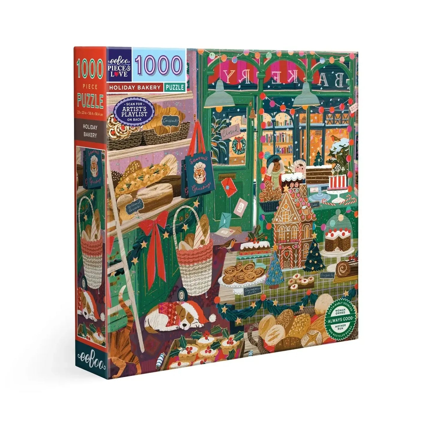 Holiday Bakery 1000 Piece Jigsaw Puzzle eeBoo