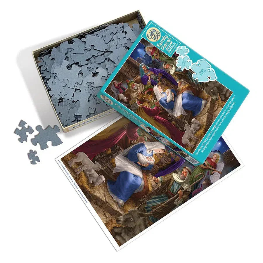 Holy Night 350 Piece Family Jigsaw Puzzle Cobble Hill