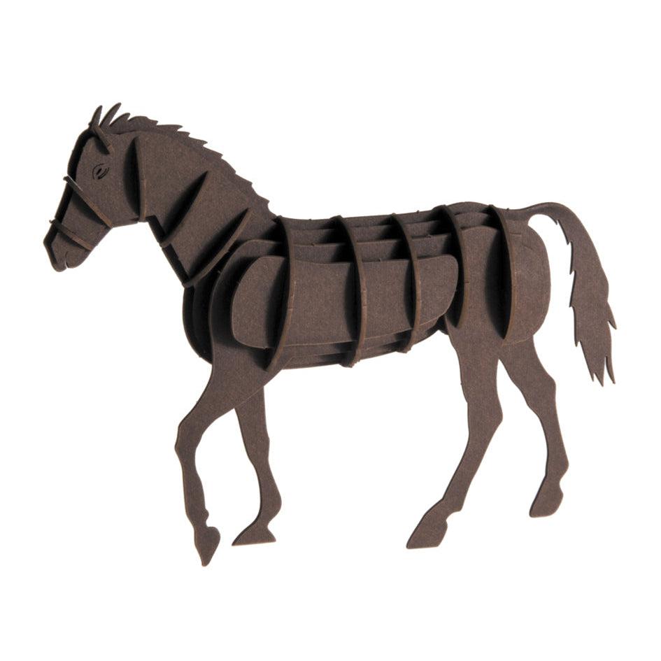 Horse 3D Cardboard Model Kit Fridolin