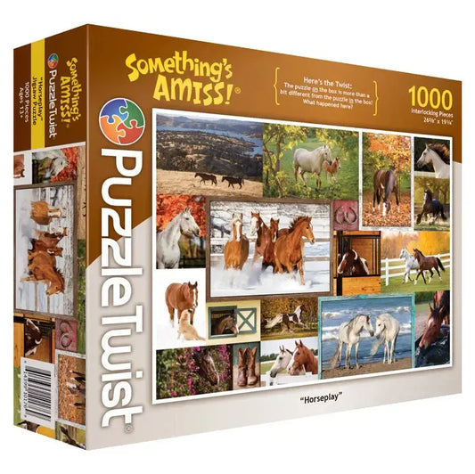Horseplay "Something's Amiss!" 1000 Piece Jigsaw Puzzle PuzzleTwist