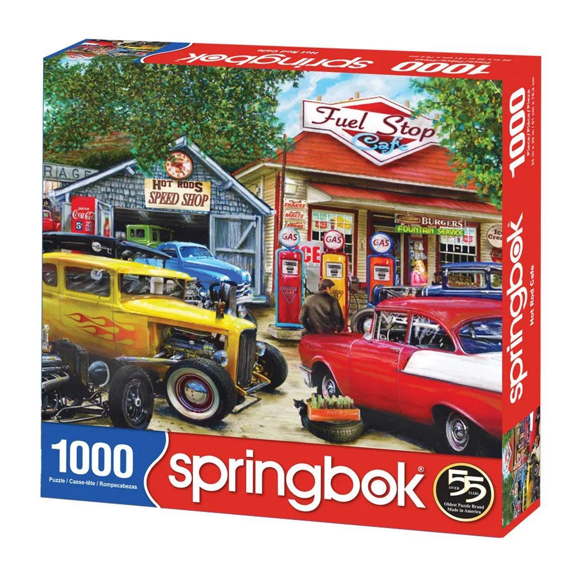 Hot Rod Cafe 1000 Piece Jigsaw Puzzle Springbok