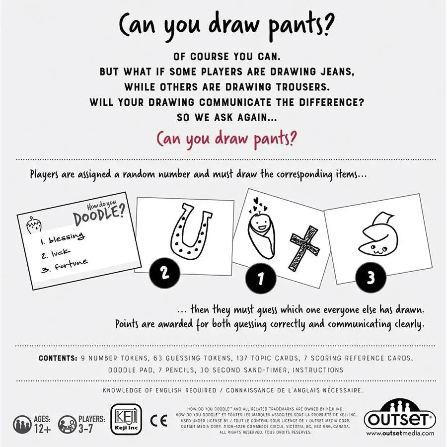 How Do You Doodle? - The Fun Fast Paced Drawing Game - Outset