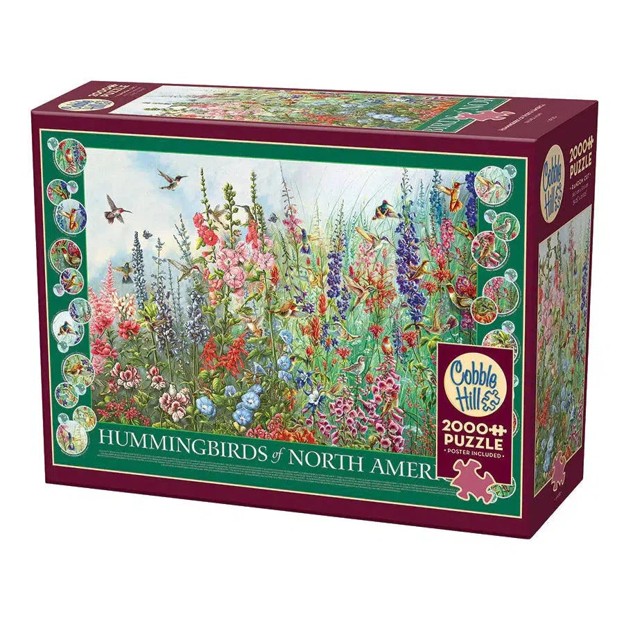 Hummingbirds of North America 2000 Piece Jigsaw Puzzle Cobble Hill Puzzle Merchant