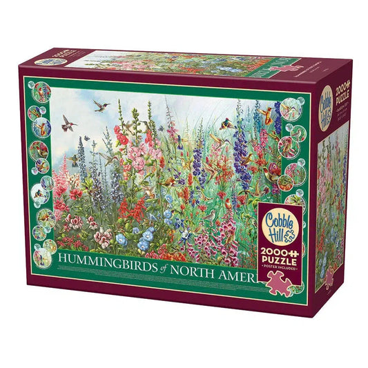 Hummingbirds of North America 2000 Piece Jigsaw Puzzle Cobble Hill Puzzle Merchant