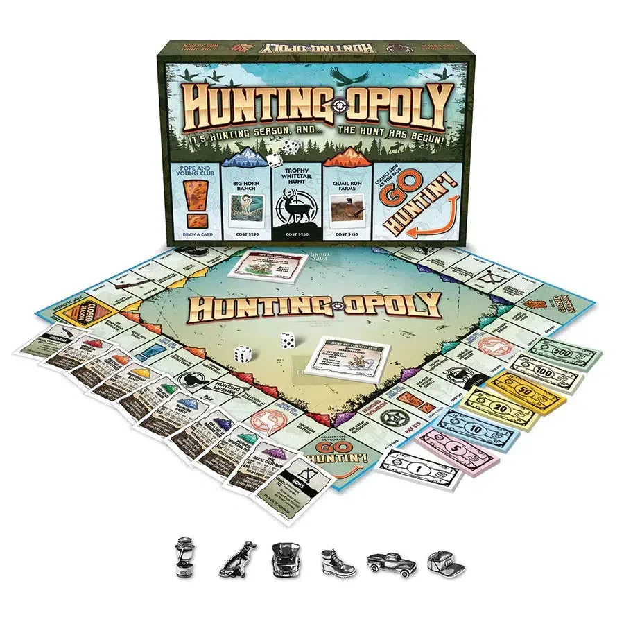 Hunting-Opoly Board Game Outset