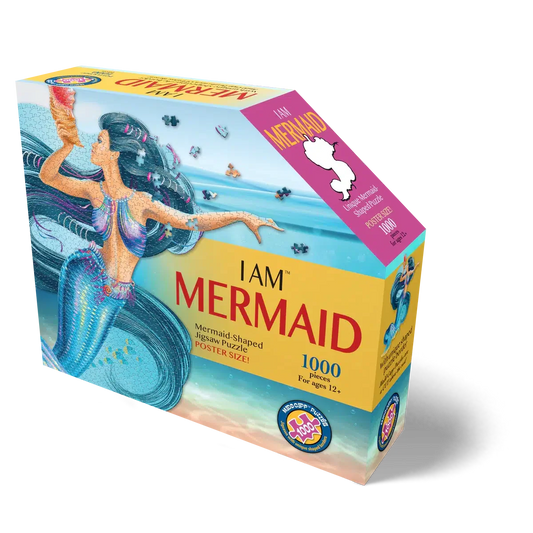 I Am Mermaid 1000 Piece Unique Shaped Jigsaw Puzzle Madd Capp Puzzle Merchant
