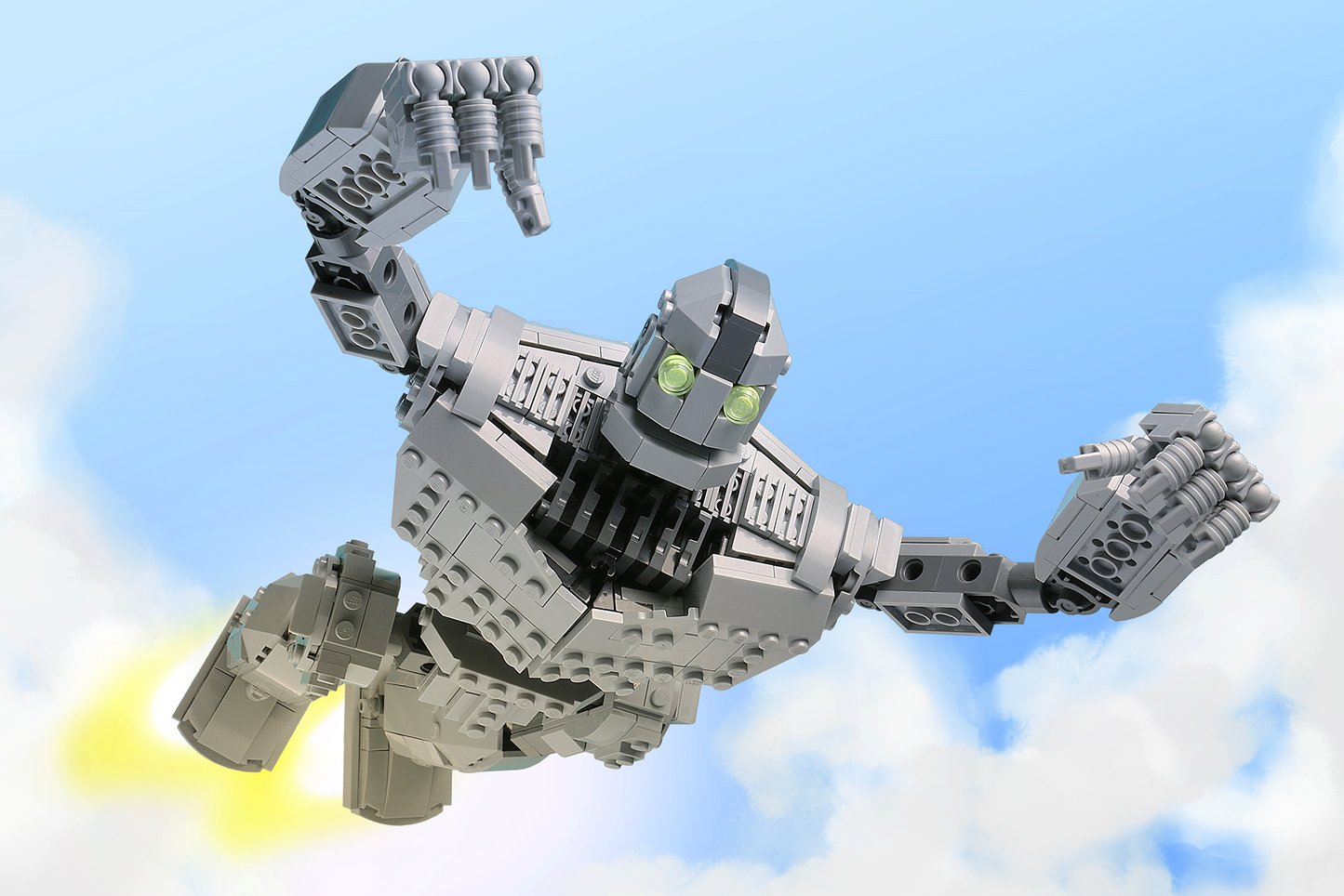 Iron Giant - Custom MOC made using LEGO parts B3 Customs