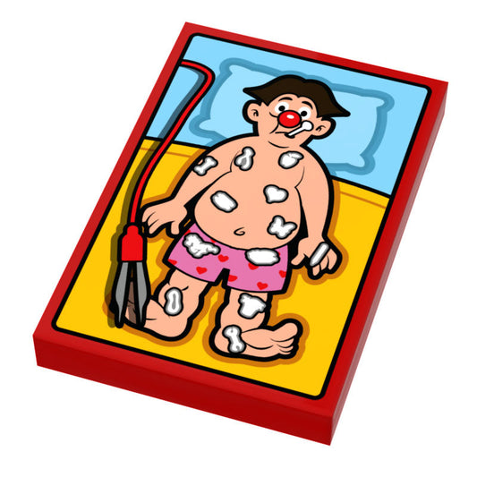 Operating Custom Printed 2x2 Tile made using LEGO part B3 Customs