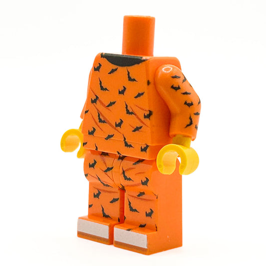 Halloween Bat PJs Minifig Body - B3 Customs B3 Customs