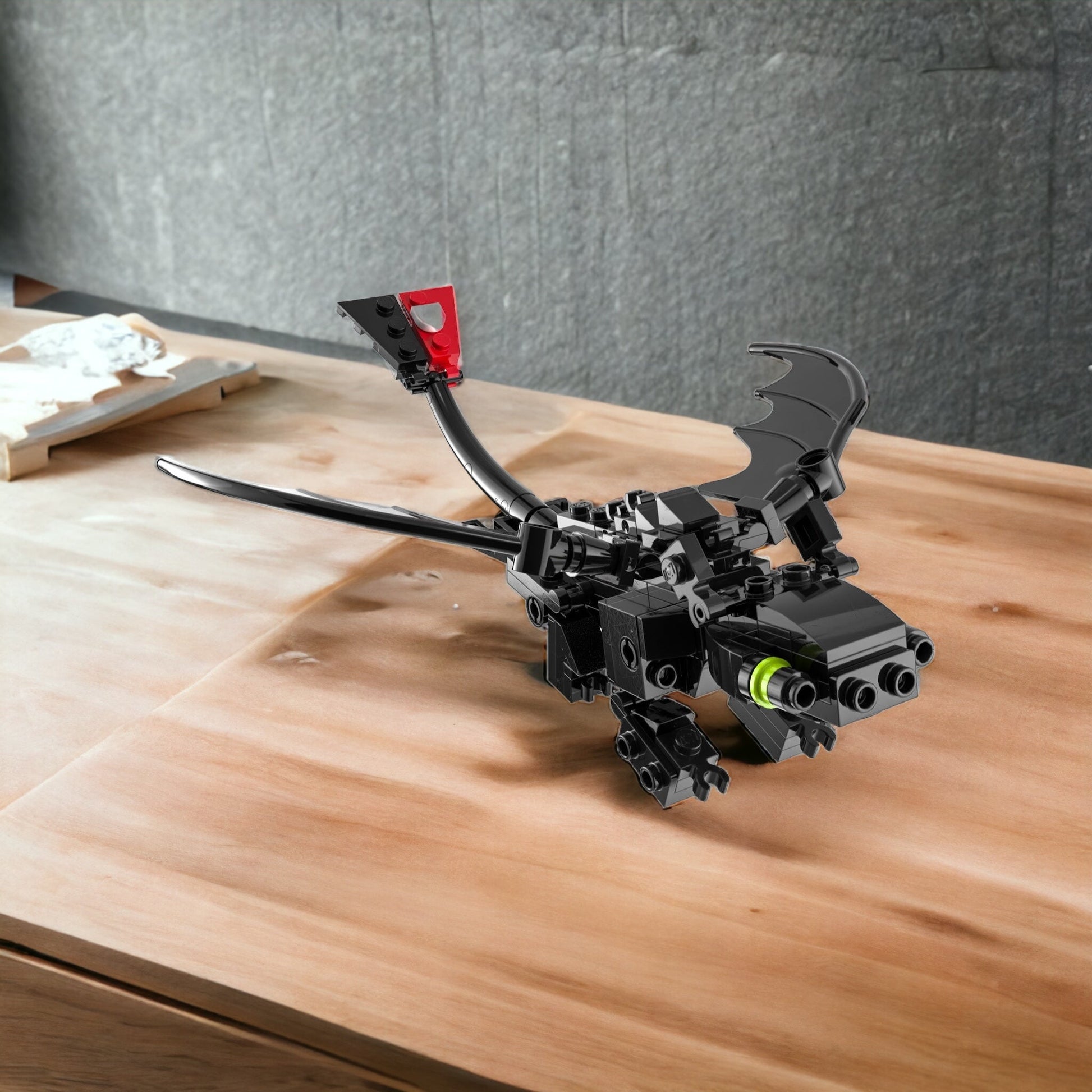 Night Dragon - Custom MOC made using LEGO parts B3 Customs