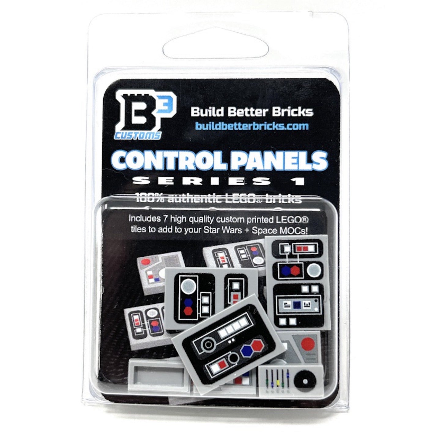 Control Panel Pack (Series 1) made using LEGO parts - B3 Customs B3 Customs