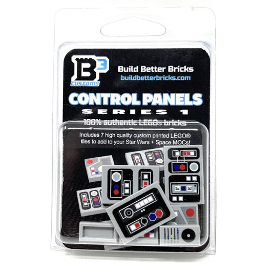 Control Panel Pack (Series 1) made using LEGO parts - B3 Customs B3 Customs